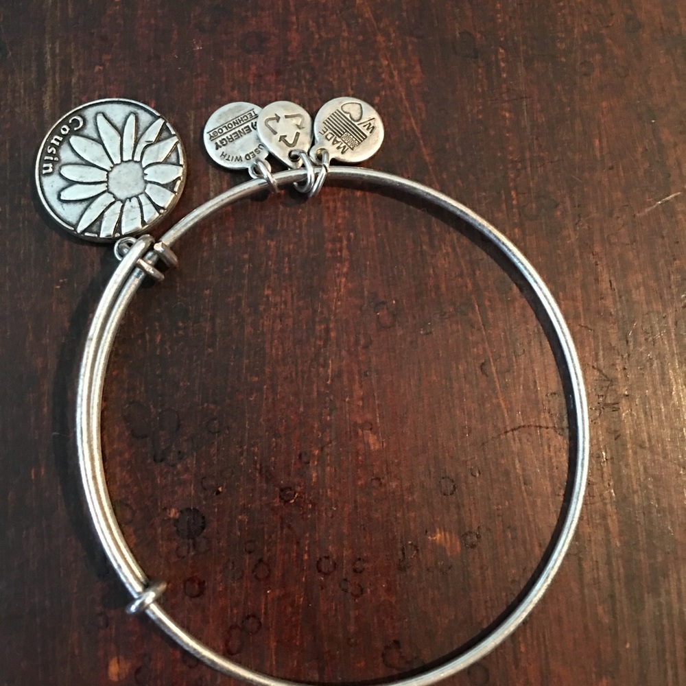 Alex and Ani silver bracelet